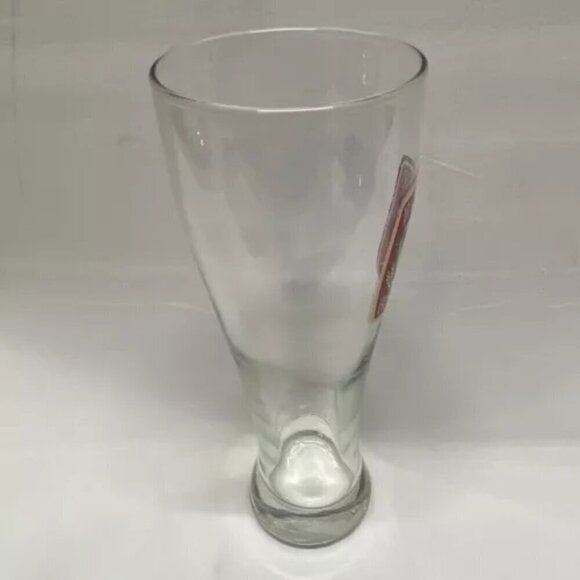 Widmer Brothers Pilsner Glass 9” Beer Stein Clear Red White Black Gold Logo GUC - Picture 5 of 11